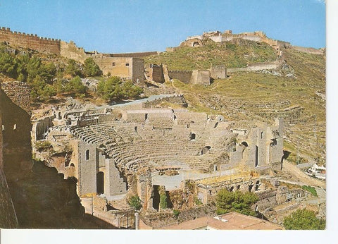 Postal 045390 : Costa del Azahar. Sagunto. Conjunto del Anfiteatro y Murallas