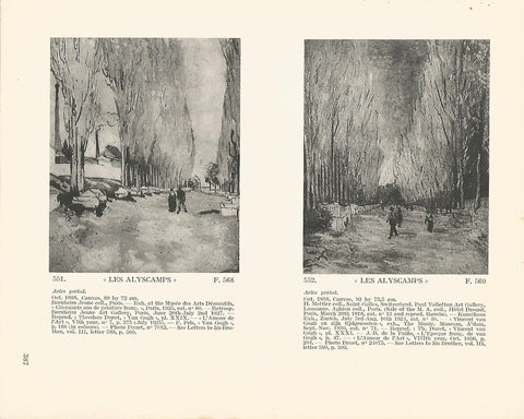 LAMINA 1391: VAN GOGH. Les Alyscamps