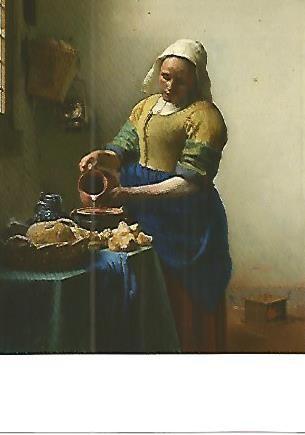 POSTAL 53248: VERMEER. The Kitchen maid