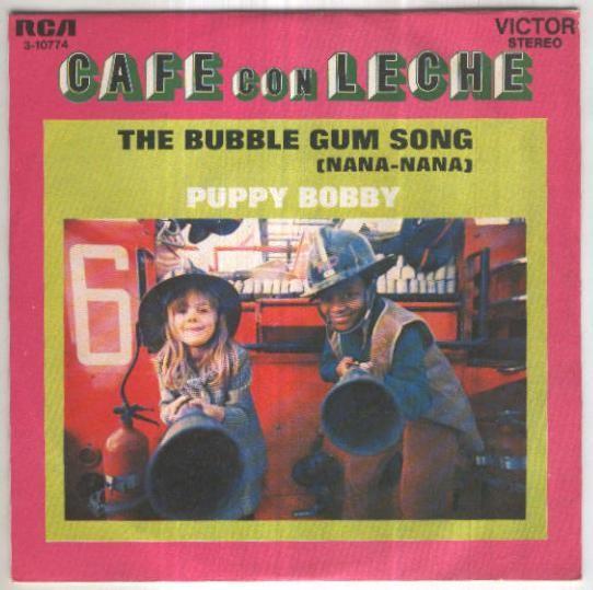 Disco 45 r.p.m: CAFE CON LECHE (Honey and Milk) - The Bubble Gum Song (Zafiro)
