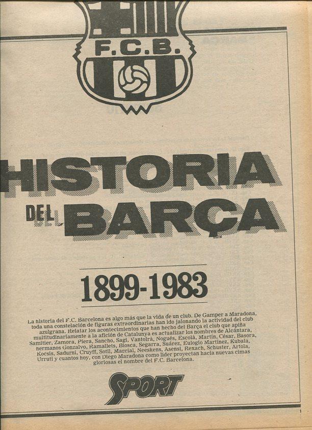 Historia del Barça 1899-1983