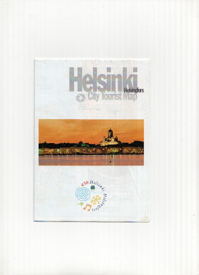 Plano Turistico: Plano Desplegable de la Cuidad de HELSINKI (Finlandia 2000)