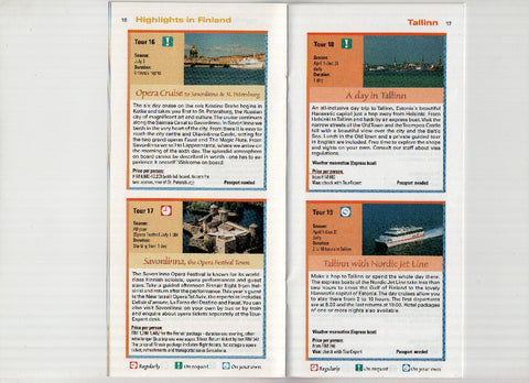 Revista Turistica: HELSINKI EXPERT SIGHT SEEING - Tours and Excursions (Tour Expert 2000)