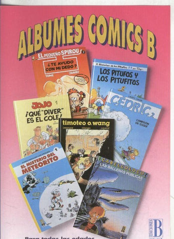 Folleto Propaganda Ediciones B: Albumes Comics B