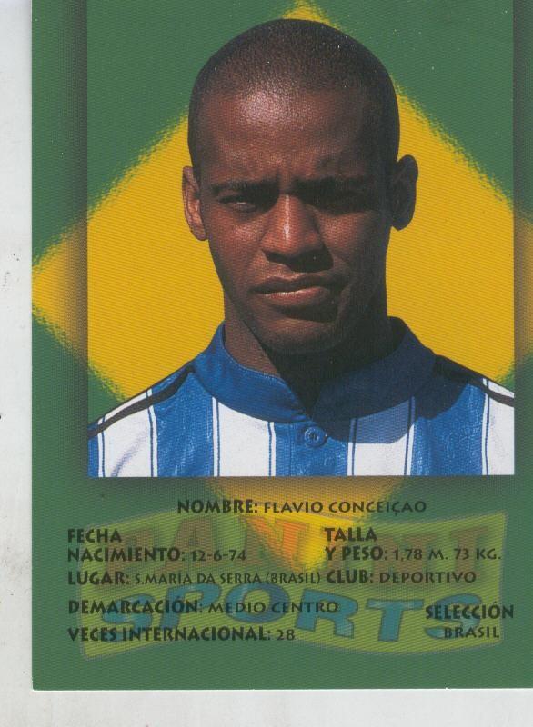 Ficha Postal Panini Sport:  Flavio Conceiçao