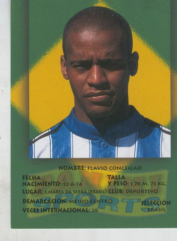 Ficha Postal Panini Sport:  Flavio Conceiçao