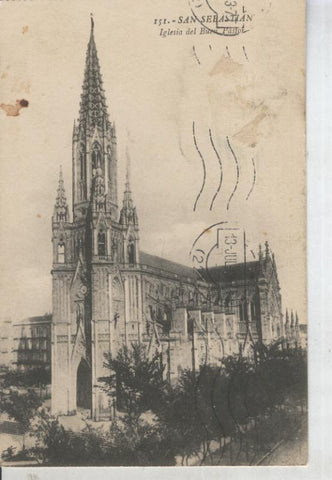 Postal 011315: Iglesia del Buen Pastor de San Sebastian