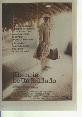 Foto cine 074: Historia de un soldado (Howard E.Rollins)