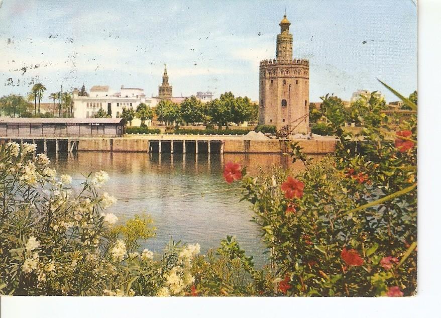 Postal 032063 : Sevilla Torre del Oro y Rio Guadalquivir