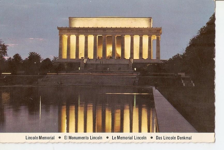 Postal 036745 : El Monumento Lincoln