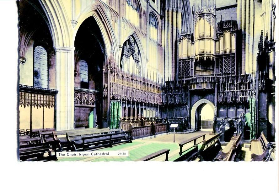 Postal 16349: The Choir - Ripon Cathedral