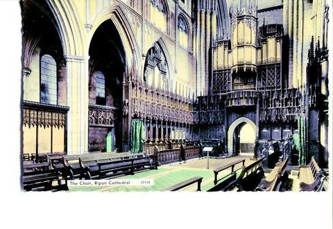 Postal 16349: The Choir - Ripon Cathedral