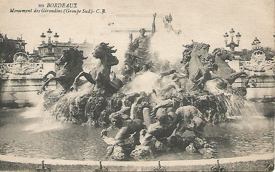 Postal 50474: BURDEOS - Monumento de los Girondinos