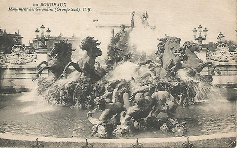 Postal 50474: BURDEOS - Monumento de los Girondinos
