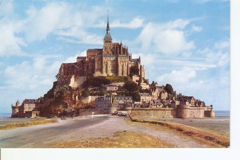 Postal 041575 : France. The 8th Century Abbey of Mont St- Michel