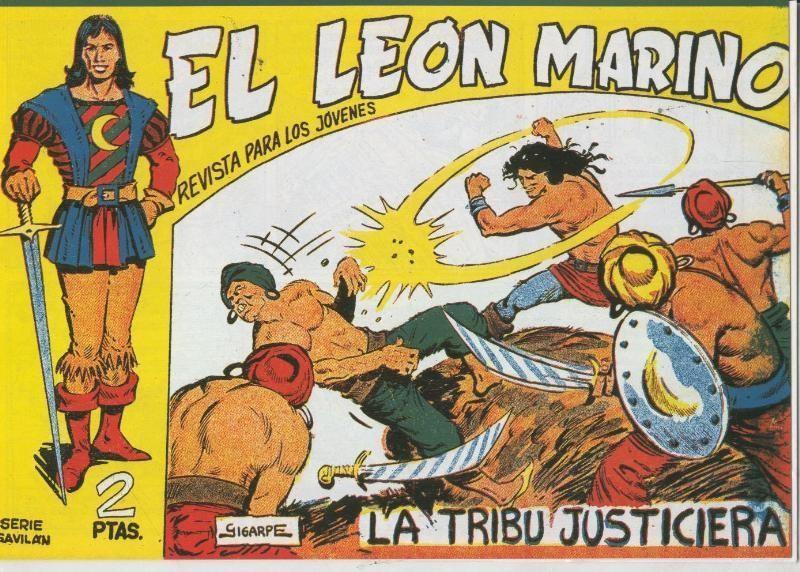 El Leon Marino facsimil numero 14: La tribu justiciera