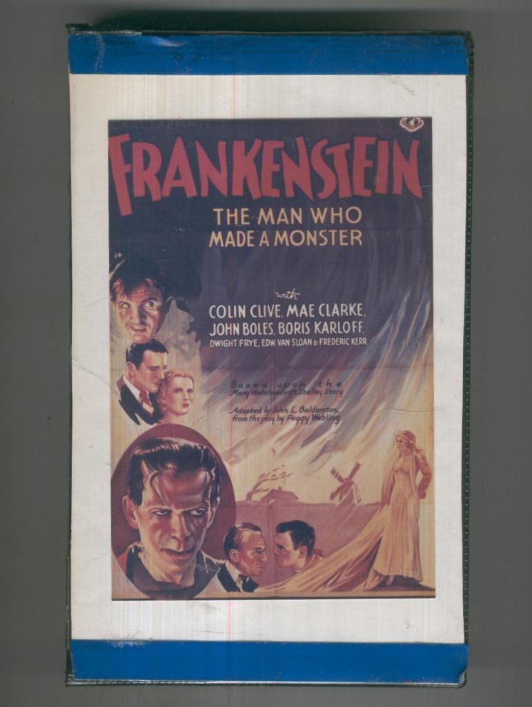 VHS CINE: FRANKENSTEIN - Colin Clive
