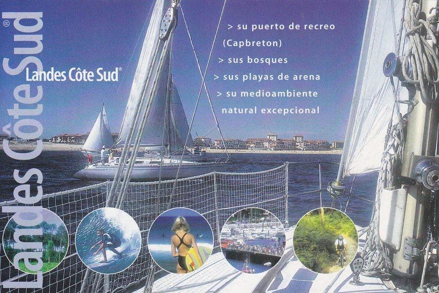 Postal 60625.  Publicitaria  Landes Cote Sud (Francia)