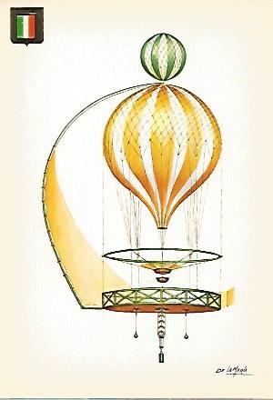 POSTAL 53151: GLOBO DE LUIGI PIANA. 1839