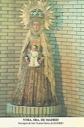 POSTAL 54298: Nuestra Señora de Madrid. Parroquia de San Vicente Ferrez de Madrid