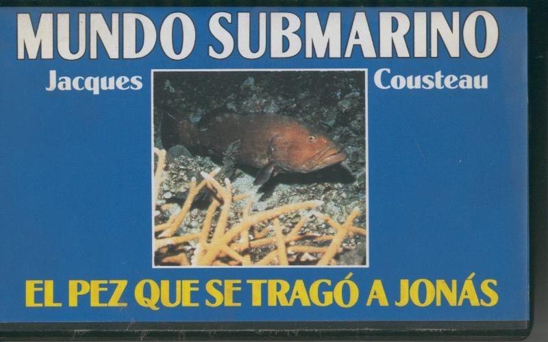 Video VHS: Jacques Cousteau: Mundo Submarino numero 35: El pez que se trago a Jonas