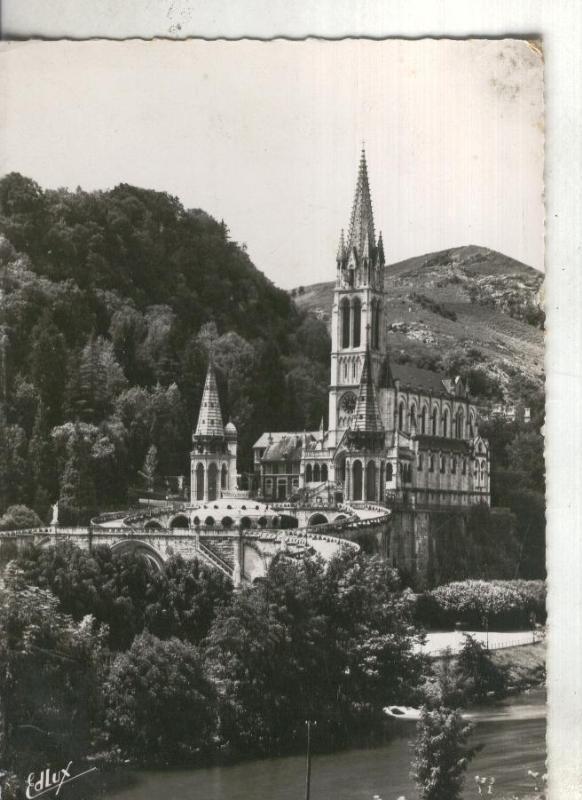 Postal 003517: Lourdes: la Basilique
