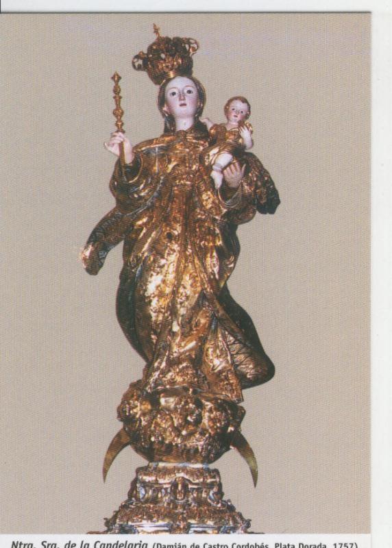 Postal 015523: Virgen Nuestra Señora de la Candelaria (Damian de Castro)