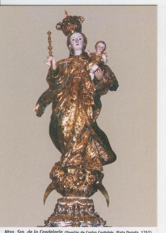 Postal 015523: Virgen Nuestra Señora de la Candelaria (Damian de Castro)