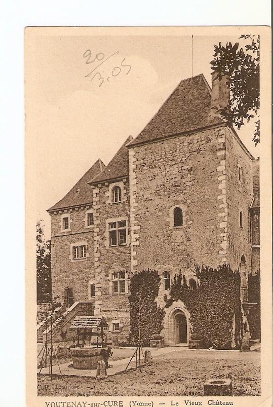 Postal 027618 : Voutenay-sur-Cure (Yonne) - Le Vieux Château