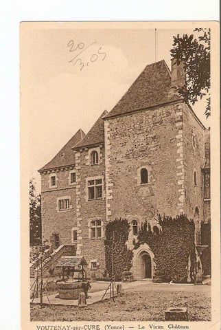 Postal 027618 : Voutenay-sur-Cure (Yonne) - Le Vieux Château