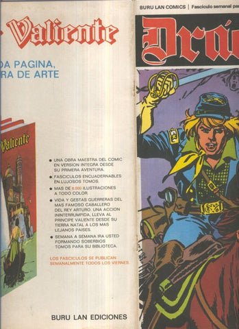 Burulan: Dracula Delta 99 numero 32: La batalla de Gettisburg (numerado 3 trasera)