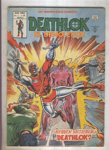 LOS INSUPERABLES numero 30: DEATHLOK (numerado 02 en contraportada)