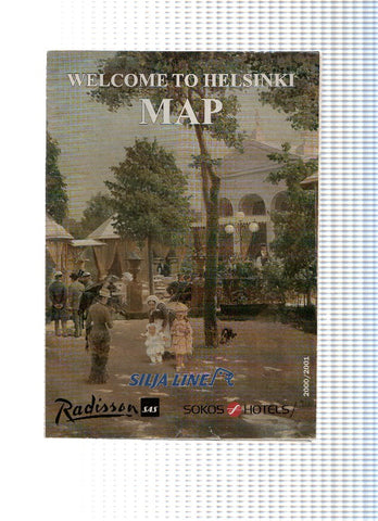 Mapa/Plano Turistico: HELSINKI MAP - Welcome to Helsinki (2000-2001)