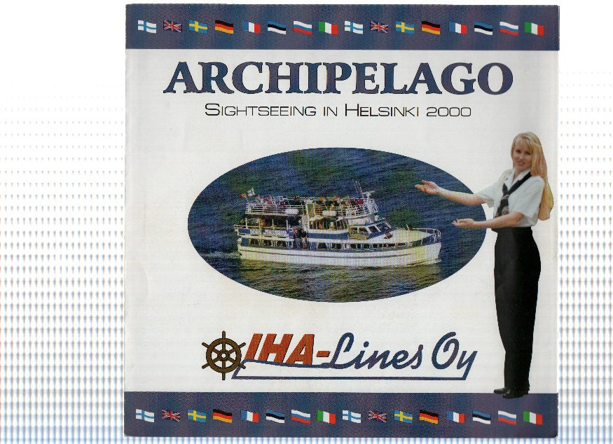 Triptico Publicitario: IHA-Lines Oy - Archipielago (Tours Nauticos en HELSINKI)