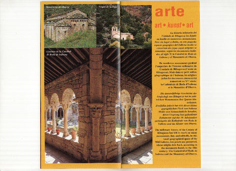 Triptico Turistico: VALLE DEL ISABENA - Turistico (Huesca Aragon 2000)