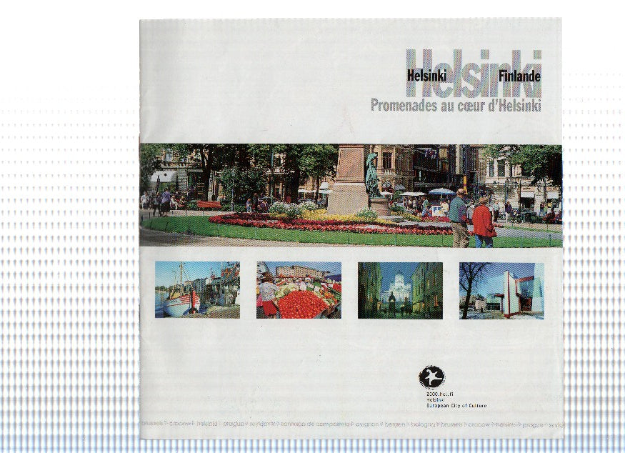 Revista/Guia Turistica: HELSINKI - Promenades au coeur d,Helsinki / Paseos por Helsinki (2000)