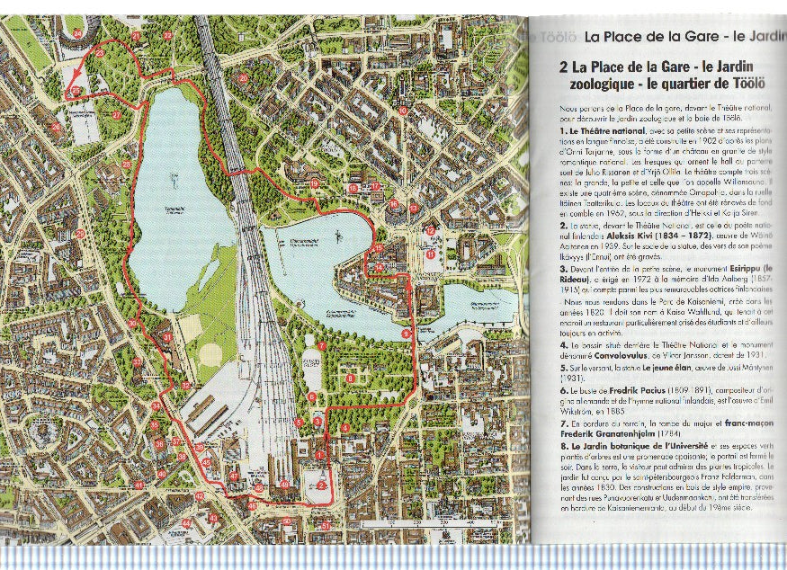 Revista/Guia Turistica: HELSINKI - Promenades au coeur d,Helsinki / Paseos por Helsinki (2000)