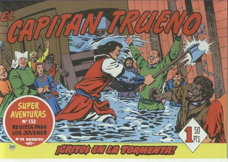 El Capitan Trueno facsimil numero 129: Gritos en la tormenta