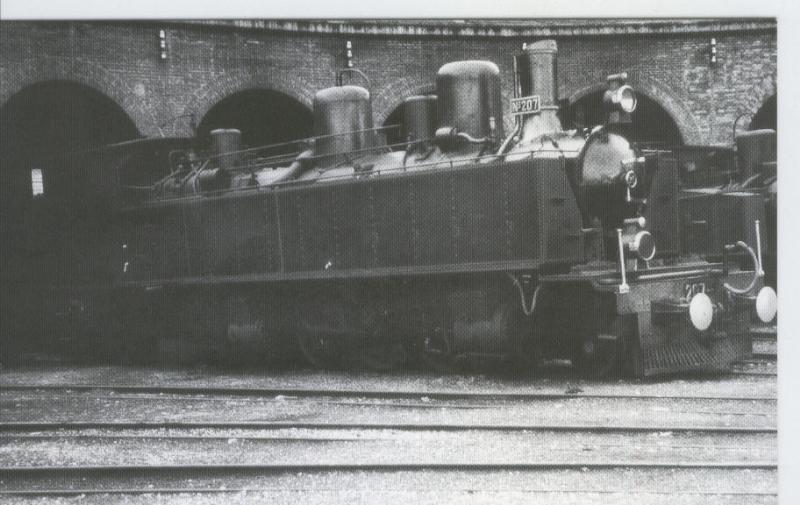 Postal 012771: FC de Utrillas-Zaragoza, locomotora de vapor 1330 T numero 207