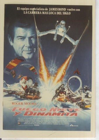 Foto cine 296: Fuego, nieve y dinamita (Roger Moore)