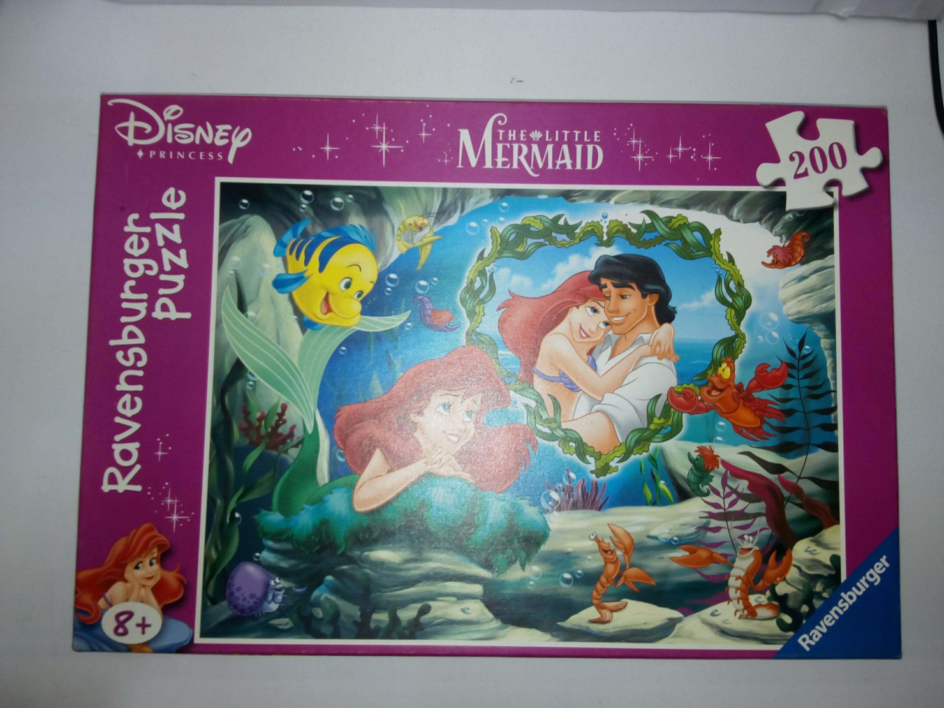 Puzzle 200 piezas: Disney Princess: La sirenita