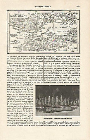 LAMINA ESPASA 14464: Mapa de Estambul