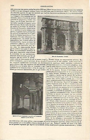 LAMINA ESPASA 14465: Arco de Constantino en Roma