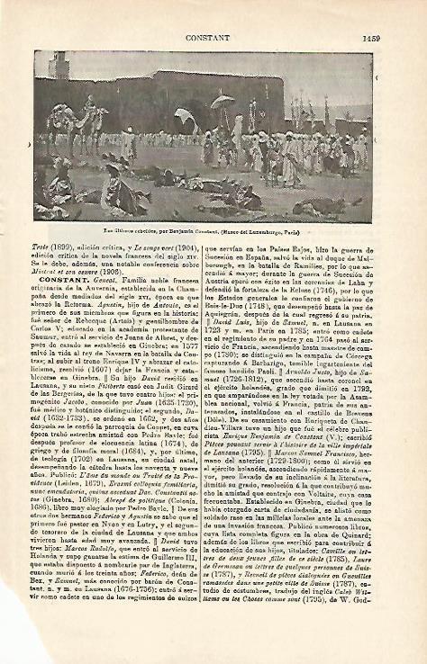 LAMINA ESPASA 14473:Los ultimos rebeldes por B. Constant