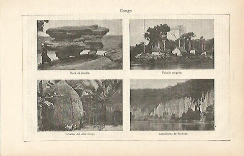 LAMINA ESPASA 14486: Vistas del Congo