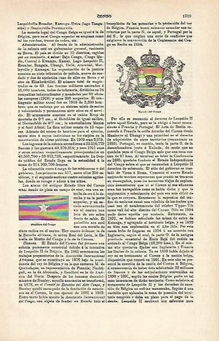 LAMINA ESPASA 14488: Escudo y bandera del Congo