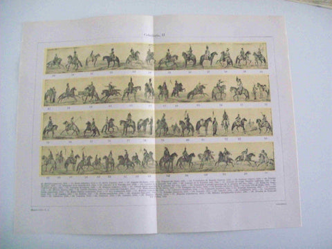 LAMINA ESPASA 14570: Caballeria del Ejercito de España desde 1815