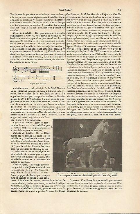LAMINA ESPASA 14574: Caballo de madera