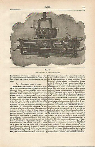 LAMINA ESPASA 14600: Prensa de plomo