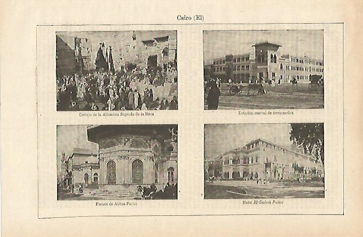 LAMINA ESPASA 14672: Lugares de El Cairo Egipto